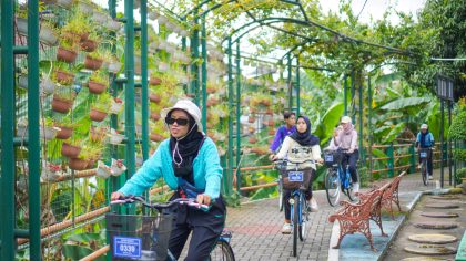 Wisata Kalicode dengan Bersepeda